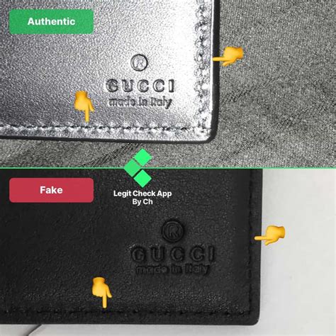 how to verify gucci wallet